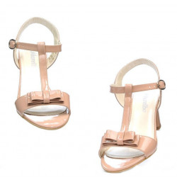 Sandali donna 1257 vernice nude