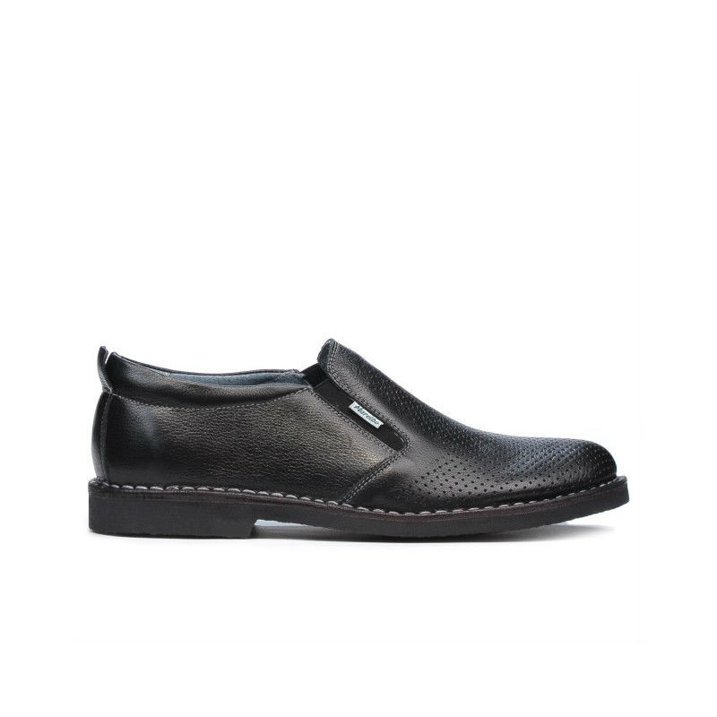 Scarpe casual uomo 7200p nero traforato