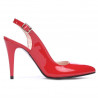 Sandali donna 1249 vernice rossa