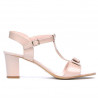 Sandali donna 1257 vernice beige perla