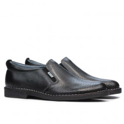 Scarpe casual uomo (taglie grandi) 7200mp nero traforato