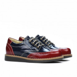 Scarpe bambini 154 vernice bordeaux combinato