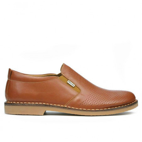 Scarpe casual uomo 7200p marrone traforato