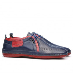 Mocassini uomo 865 indaco+rosso