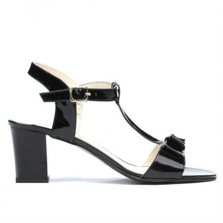 Sandali donna 1257 lacca nera