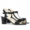 Sandali donna 1257 lacca nera