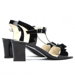 Sandali donna 1257 lacca nera