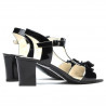 Sandali donna 1257 lacca nera