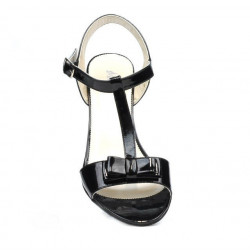 Sandali donna 1257 lacca nera