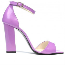 Sandali donna 1259 vernice viola chiaro