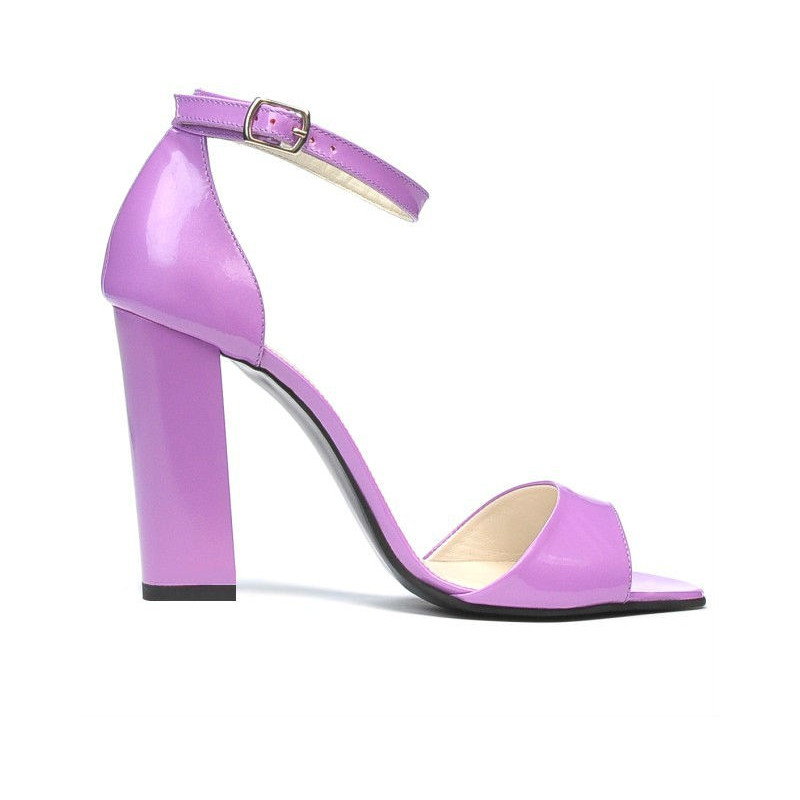 Sandali donna 1259 vernice viola chiaro
