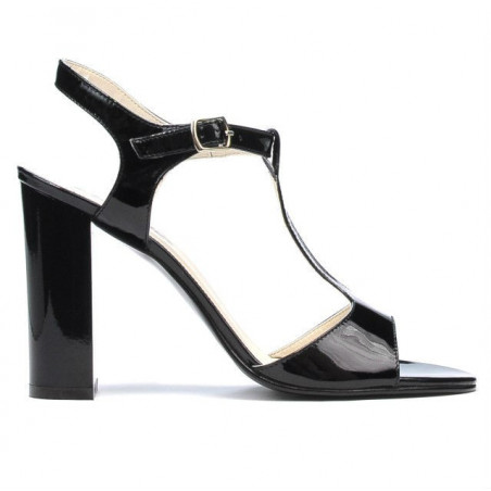 Sandali donna 1258 vernice nera
