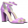 Sandali donna 1259 vernice viola chiaro