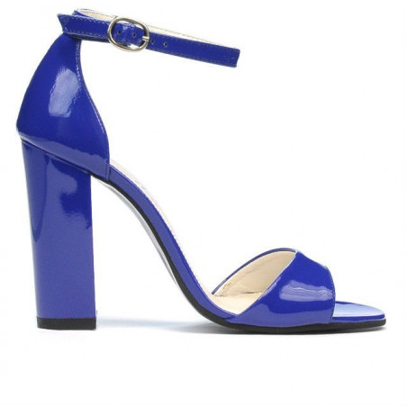 Sandali donna 1259 vernice blu