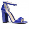 Sandali donna 1259 vernice blu