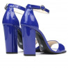Sandali donna 1259 vernice blu