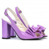 Sandali donna 1256 vernice viola chiaro