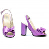 Sandali donna 1256 vernice viola chiaro