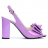 Sandali donna 1256 vernice viola chiaro