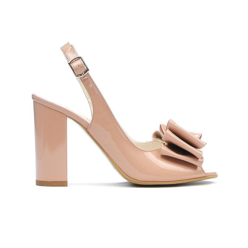 Sandali donna 1256 vernice nude