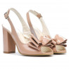 Sandali donna 1256 vernice nude