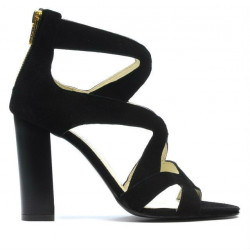 Sandali donna 1260 nero antilope