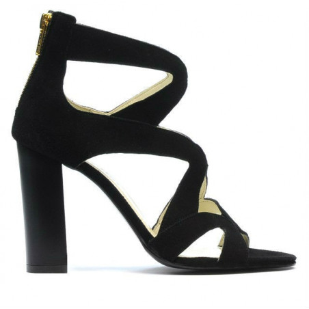 Sandali donna 1260 nero antilope