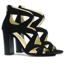 Sandali donna 1260 nero antilope
