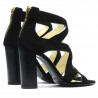 Sandali donna 1260 nero antilope
