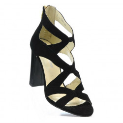 Sandali donna 1260 nero antilope