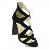 Sandali donna 1260 nero antilope