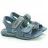 Sandali per bambini piccoli 11c indaco+grigio