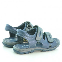 Sandali per bambini piccoli 11c indaco+grigio