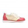 Scarpine bambini piccoli 60c vernice rosa+beige