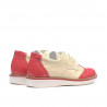 Scarpine bambini piccoli 60c vernice rosa+beige