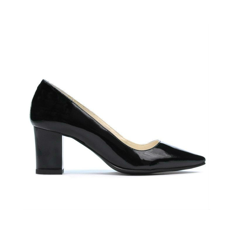 Scarpe eleganti donna 1253 laccato nero