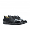 Scarpe bambini piccoli 60c vernice nera combinata