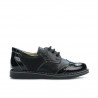 Scarpe bambini piccoli 60c vernice nera combinata