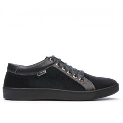Scarpe casual/sport uomo 841 nero combinato