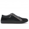 Scarpe casual/sport uomo 841 nero combinato