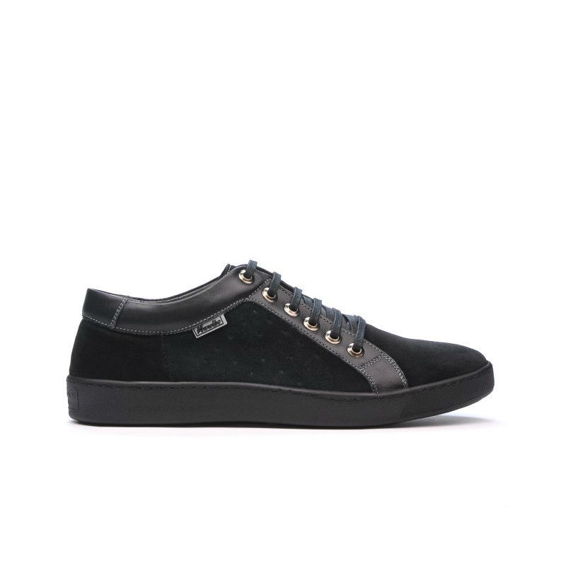 Scarpe casual/sport uomo 841 nero combinato