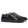 Scarpe casual/sport uomo 841 nero combinato