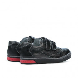 Scarpe bambini piccoli 16-1c nero+grigio