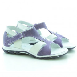 Sandali per bambini piccoli 09c viola+bianco