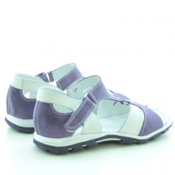 Sandali per bambini piccoli 09c viola+bianco
