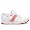 Scarpe sportive donna 679 bianco+rosso