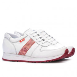 Scarpe sportive donna 679 bianco+rosso