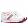 Scarpe sportive donna 679 bianco+rosso