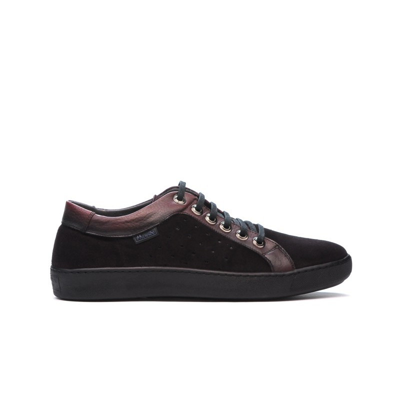 Scarpe casual/sport uomo 841 bordeaux combinato