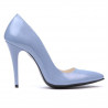 Scarpe eleganti donna 1241 vernice blu